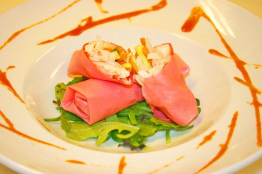 Rouleaux de printemps au crabe des neiges