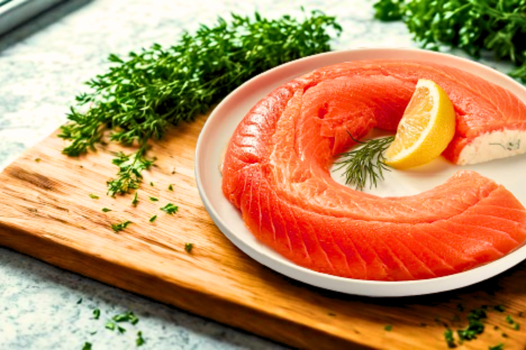 DOM RESERVE Smoked Norwegian Salmon Ring - 340 gr