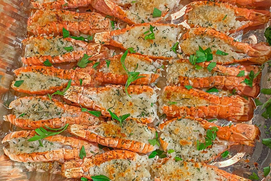 plateau de langoustines d'Islande