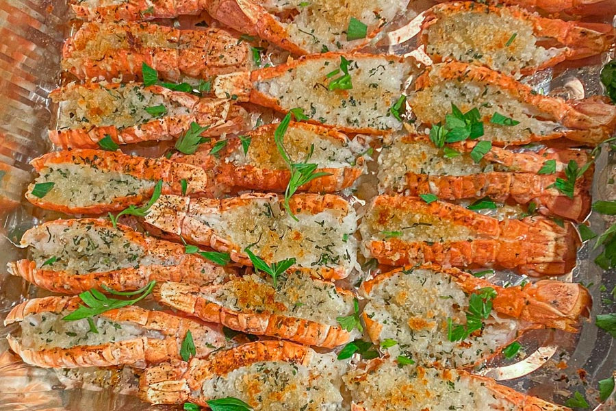 plateau de langoustines d'Islande