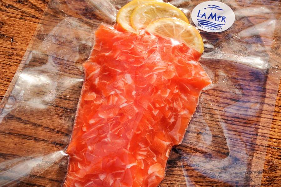 Saumon atl. (coupe tartare) - 200 gr