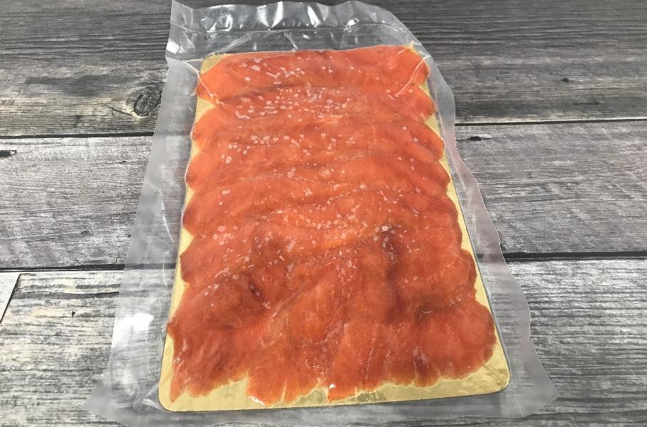 saumon sockeye fumé tranché