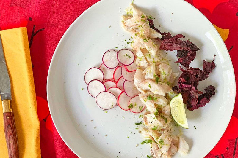 Striped bar ceviche