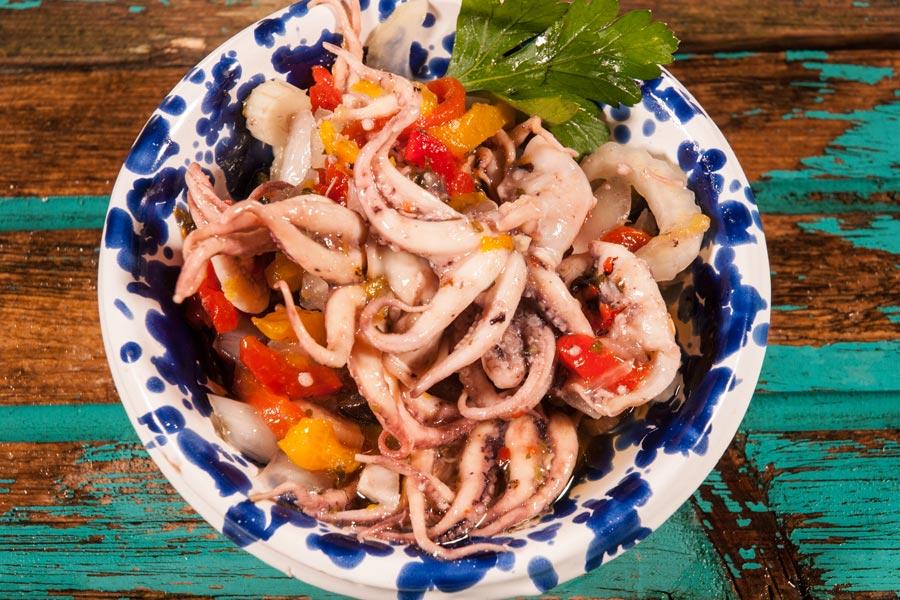 Salades de fruits de mer