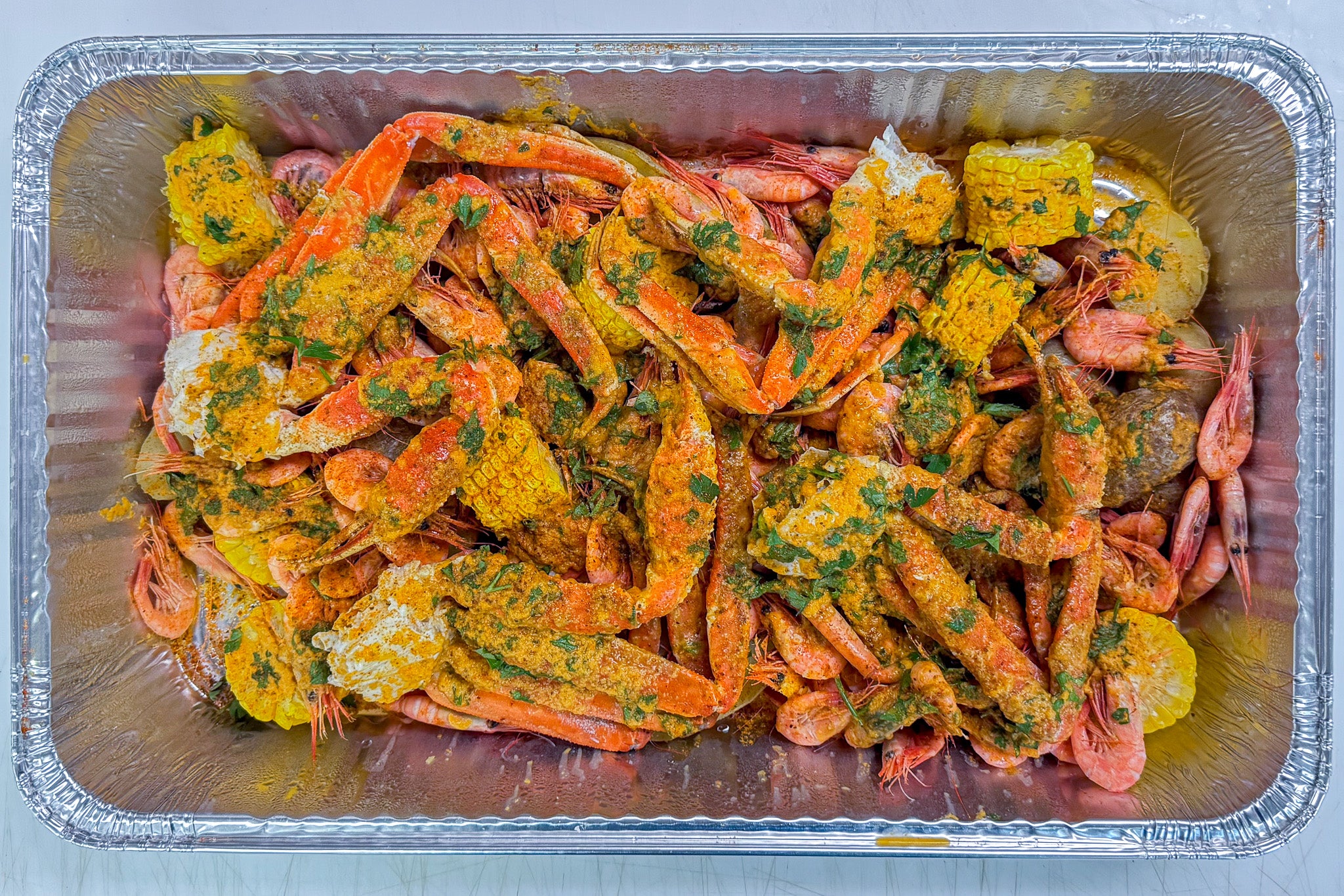 Festin de Crabe et Crevettes Cajun