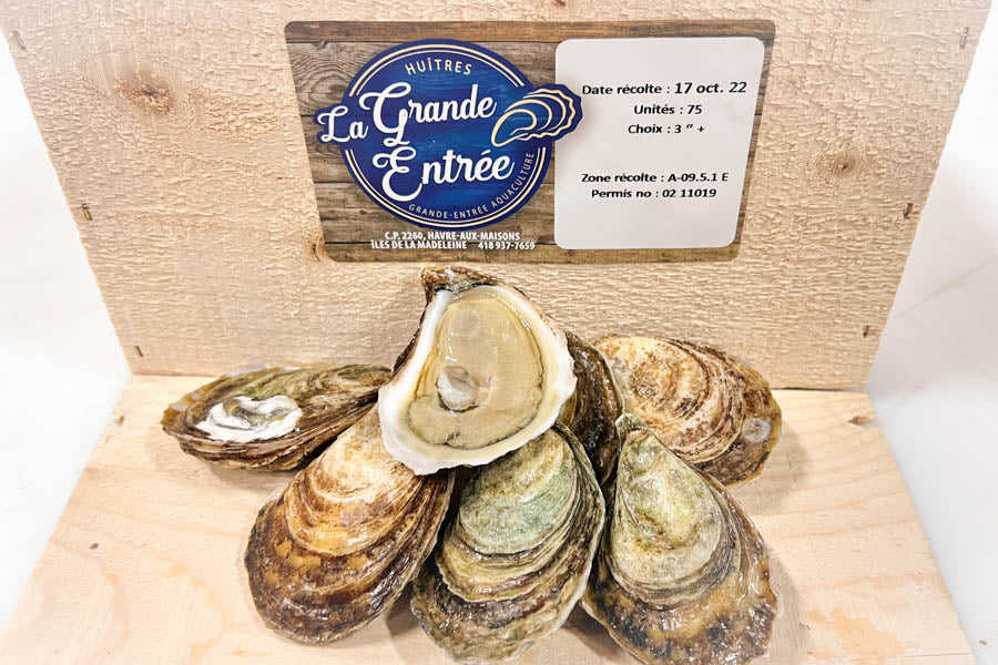 Huîtres La Grande Entrée 3" - 75 un