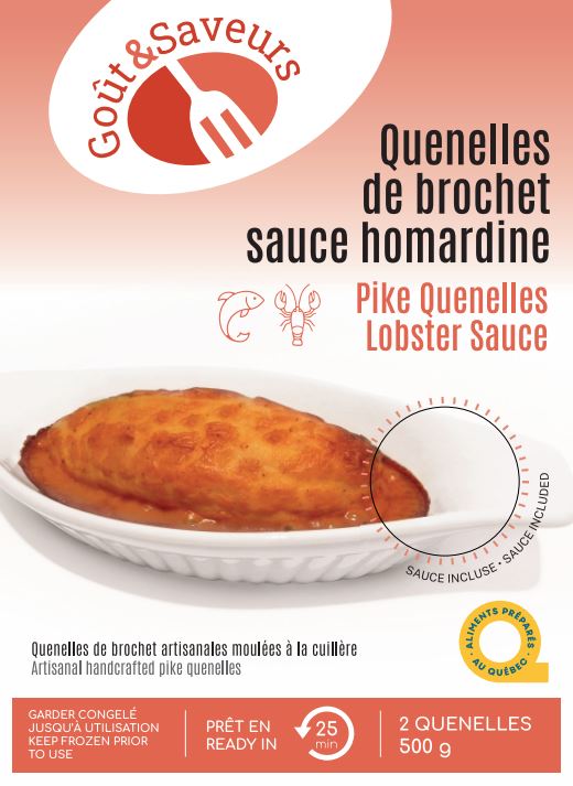Quenelles de Brochet Sauce Homardine - 500 gr