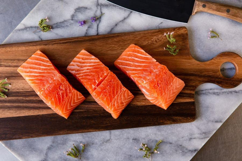 filet de saumon atlantique sustainable blue