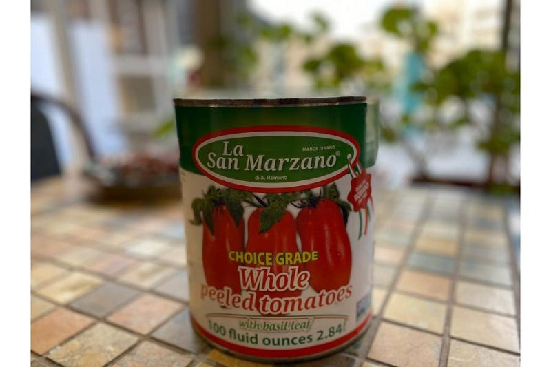 Tomates pelées San Marzano - 100 oz